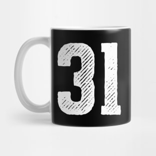 Rough Number 31 Mug